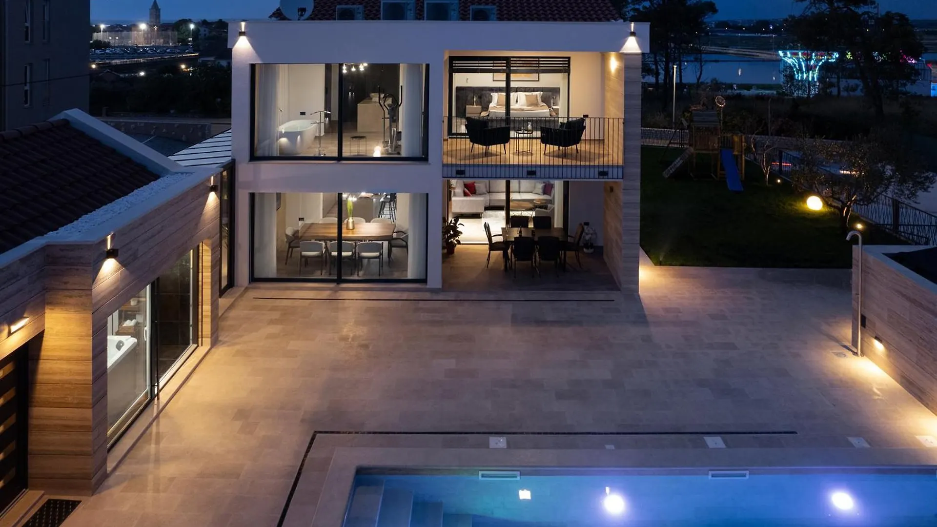 Luxury Villa Salt & Stone With Spa Area In Nin
